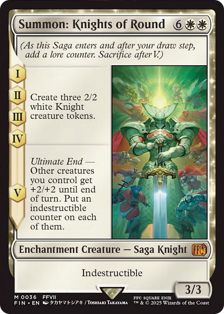 Summon: Knights of Round [FINAL FANTASY] | Exor Games New Glasgow
