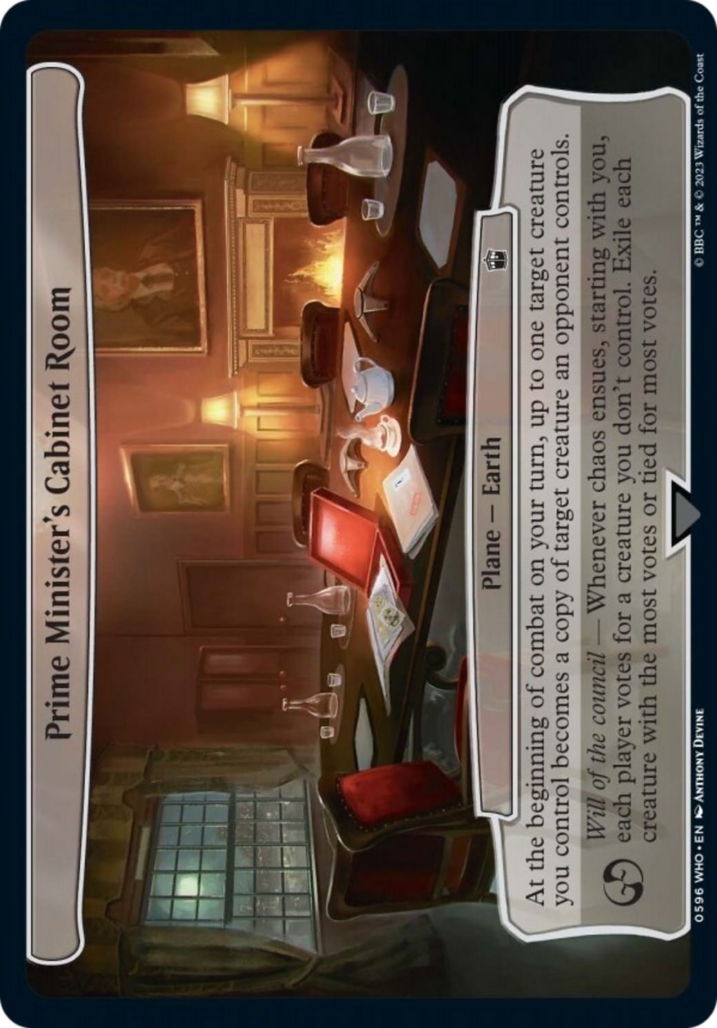 Prime Minister's Cabinet Room [Doctor Who] | Exor Games New Glasgow