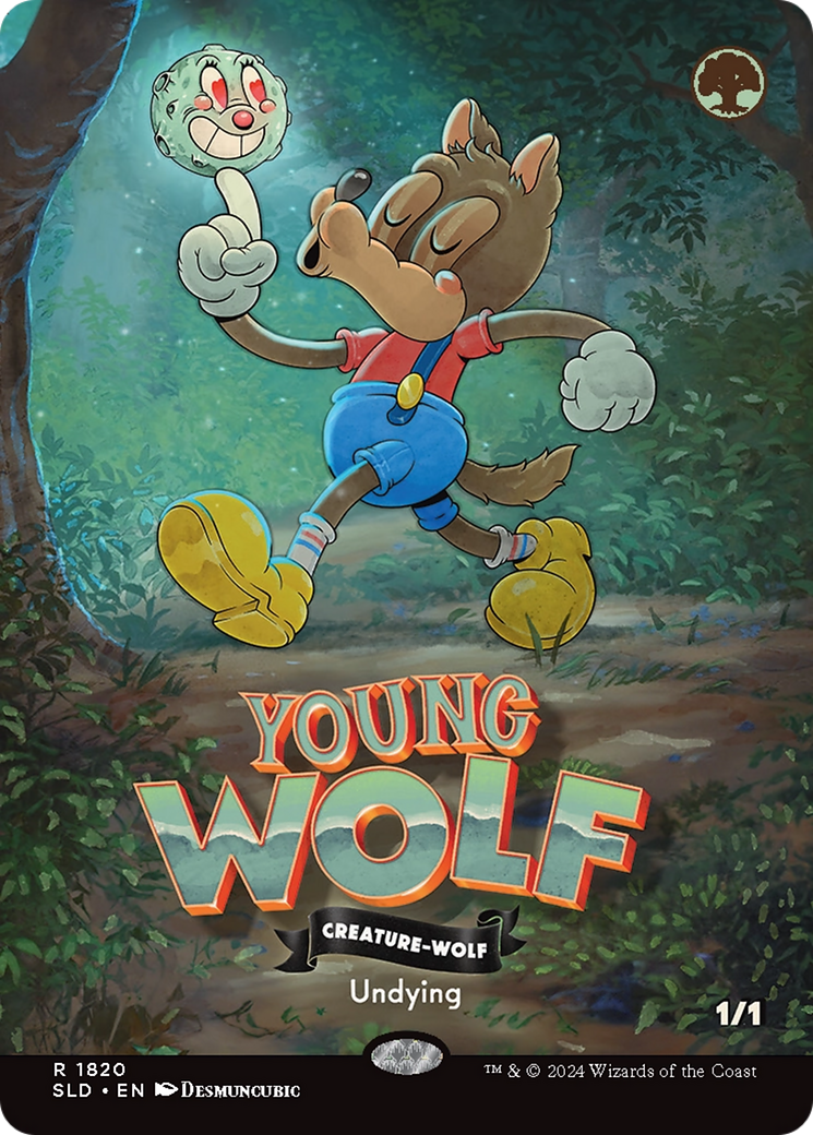 Young Wolf (Rainbow Foil) [Secret Lair Drop Series] | Exor Games New Glasgow