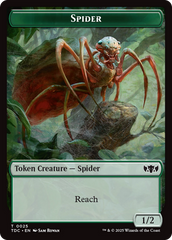 Spider // Bird Double-Sided Token [Tarkir: Dragonstorm Commander Tokens] | Exor Games New Glasgow