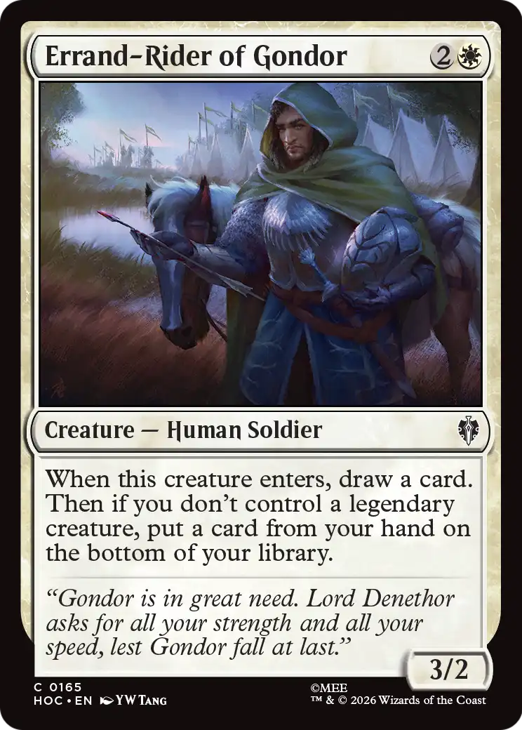 Errand-Rider of Gondor [The Hobbit: Eternal-Legal] | Exor Games New Glasgow