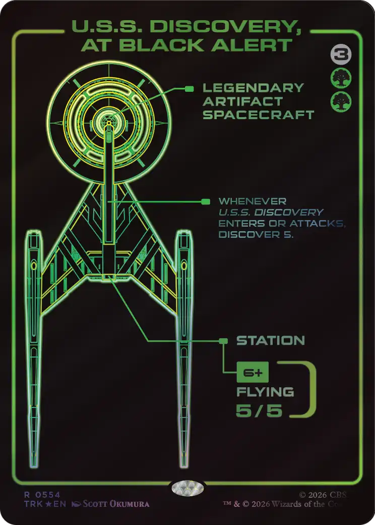 U.S.S. Discovery, at Black Alert (Showcase) [Star Trek] | Exor Games New Glasgow