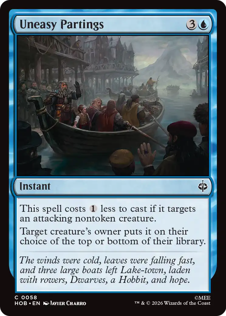 Uneasy Partings [The Hobbit] | Exor Games New Glasgow