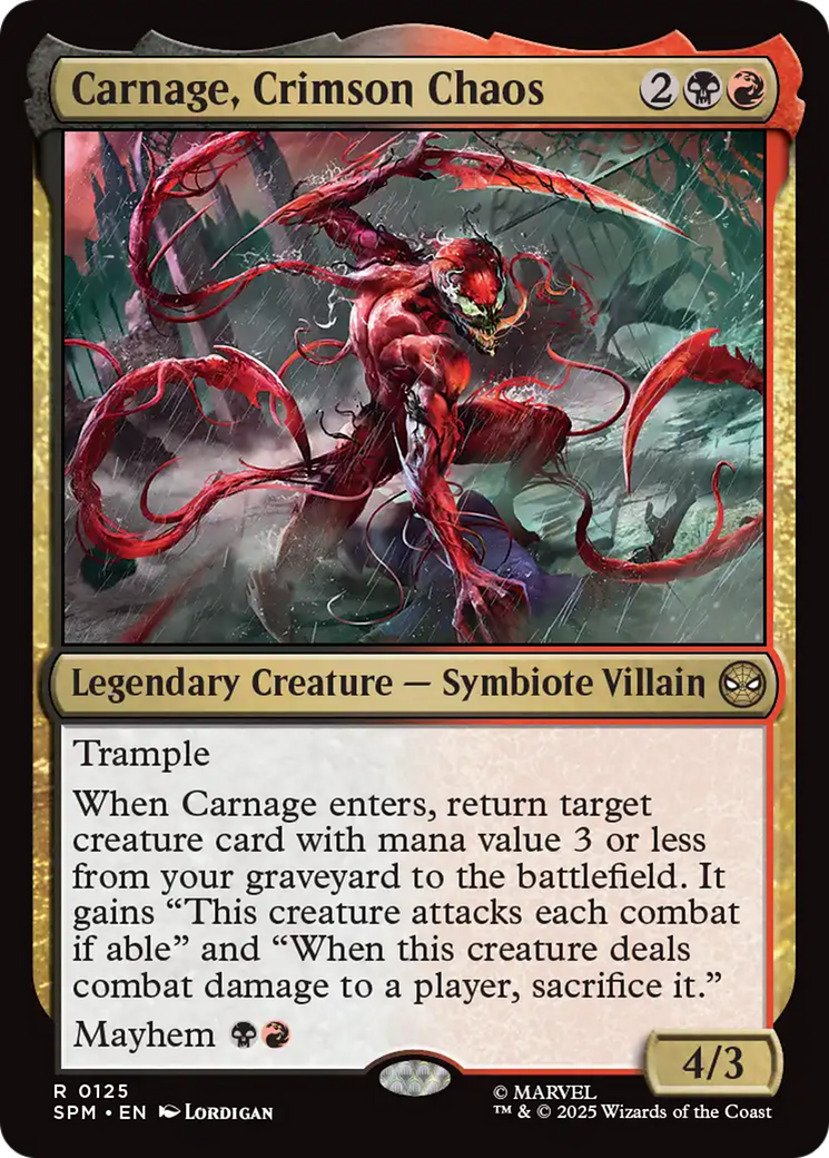 Carnage, Crimson Chaos [Marvel's Spider-Man] | Exor Games New Glasgow