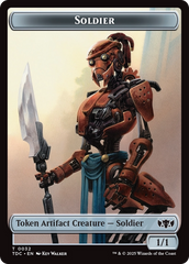 Solider (0032) // Copy Double-Sided Token [Tarkir: Dragonstorm Commander Tokens] | Exor Games New Glasgow
