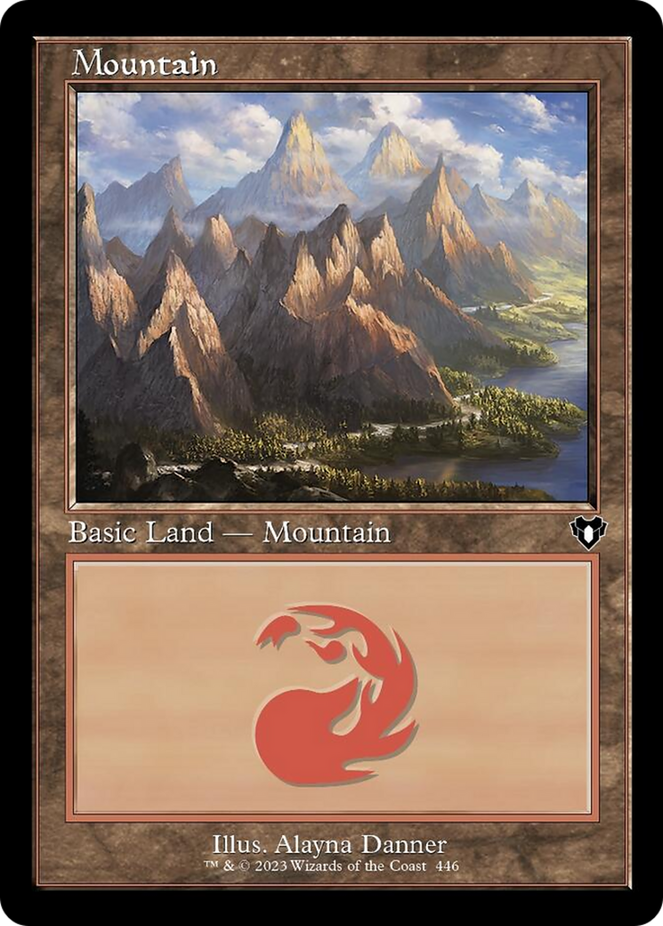 Mountain (446) (Retro) [Commander Masters] | Exor Games New Glasgow