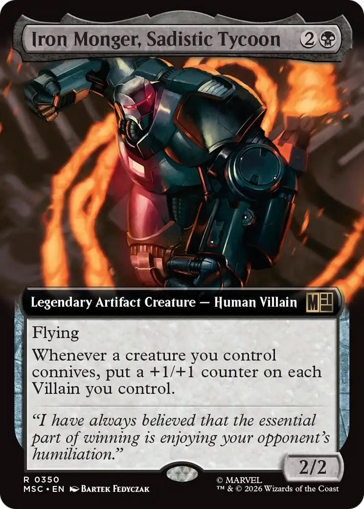Iron Monger, Sadistic Tycoon (Extended Art) [Marvel Super Heroes Commander] | Exor Games New Glasgow