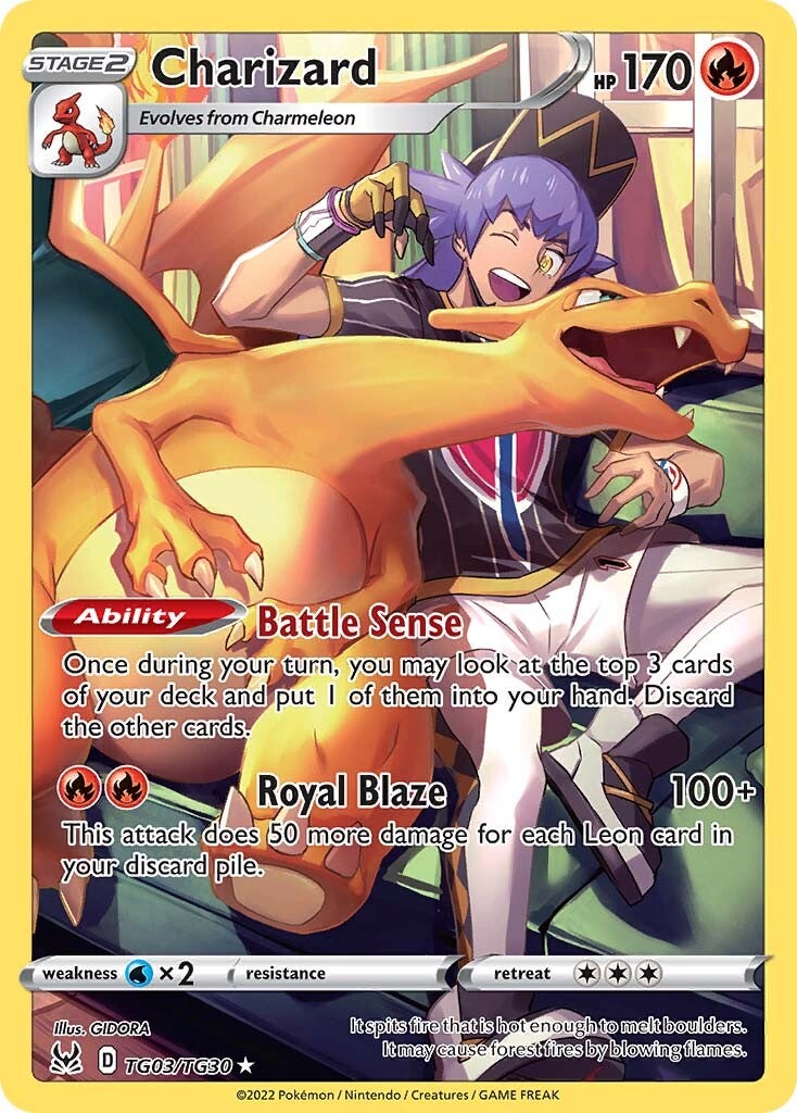 Charizard (TG03/TG30) [Sword & Shield: Lost Origin] | Exor Games New Glasgow