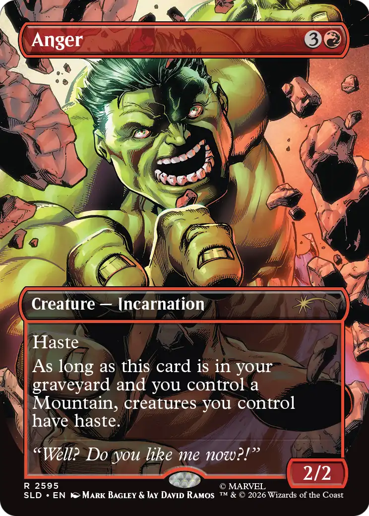 Anger (2595) [Secret Lair Drop Series] | Exor Games New Glasgow
