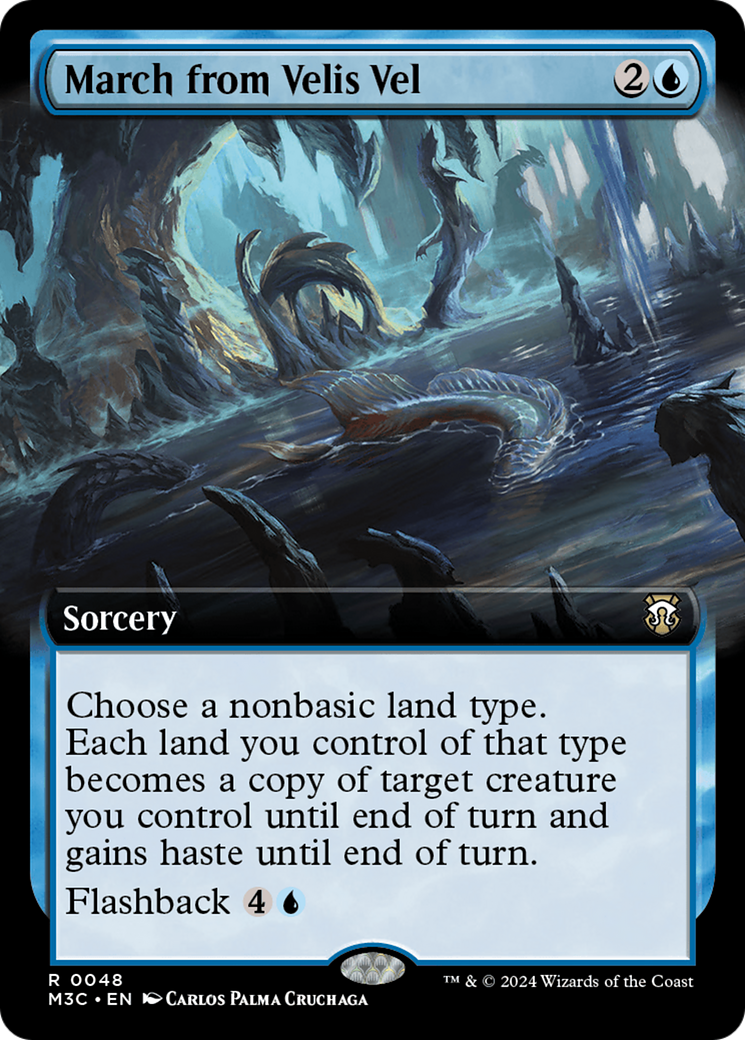 March from Velis Vel (Extended Art) (Ripple Foil) [Modern Horizons 3 Commander] | Exor Games New Glasgow