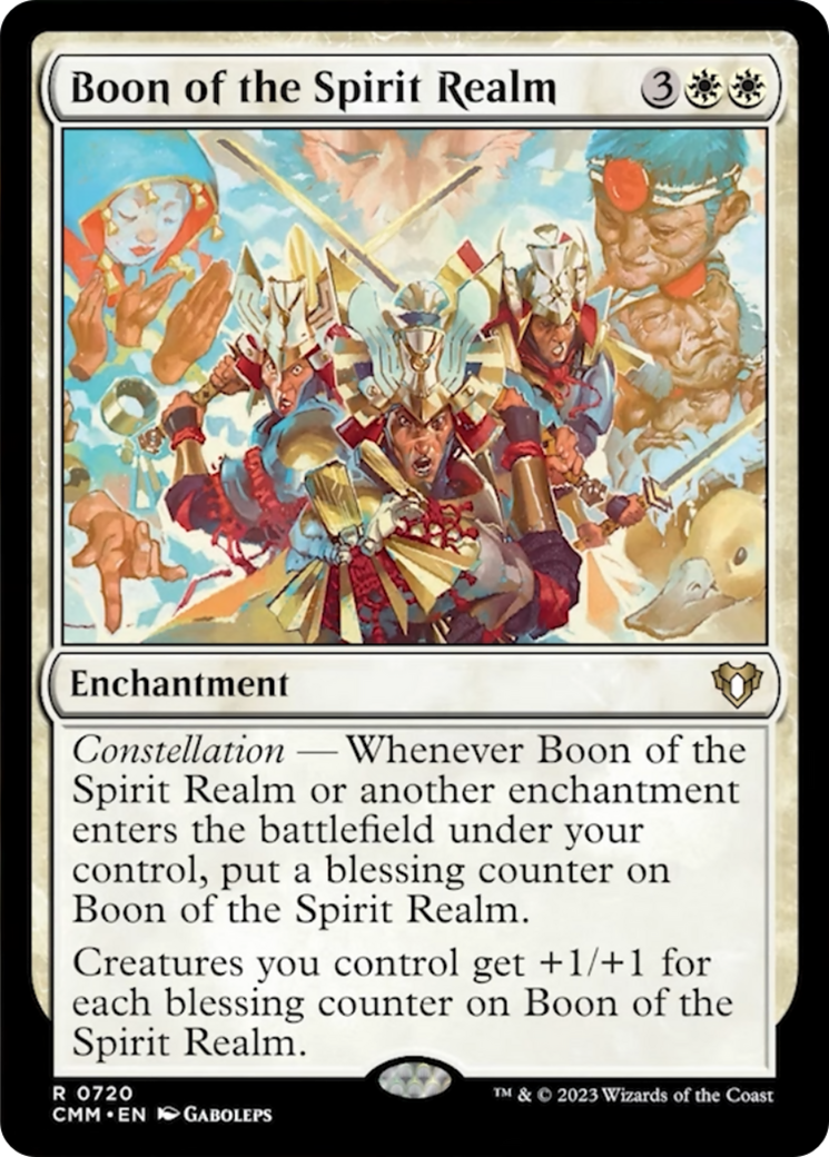 Boon of the Spirit Realm [Commander Masters] | Exor Games New Glasgow