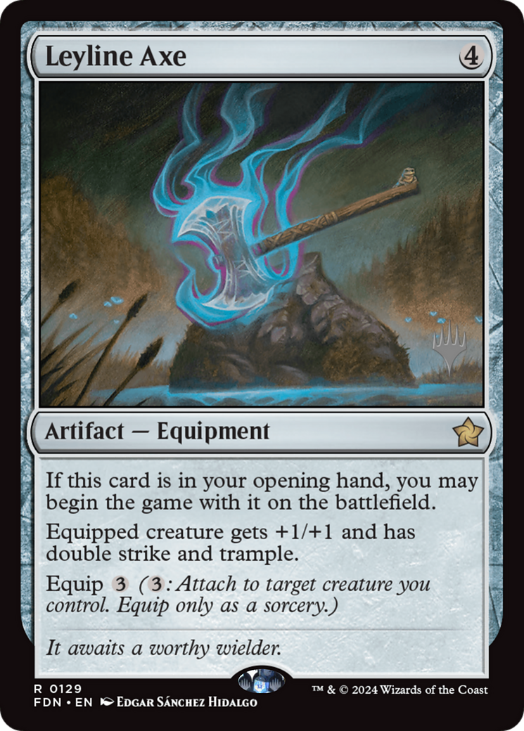 Leyline Axe [Foundations Promos] | Exor Games New Glasgow
