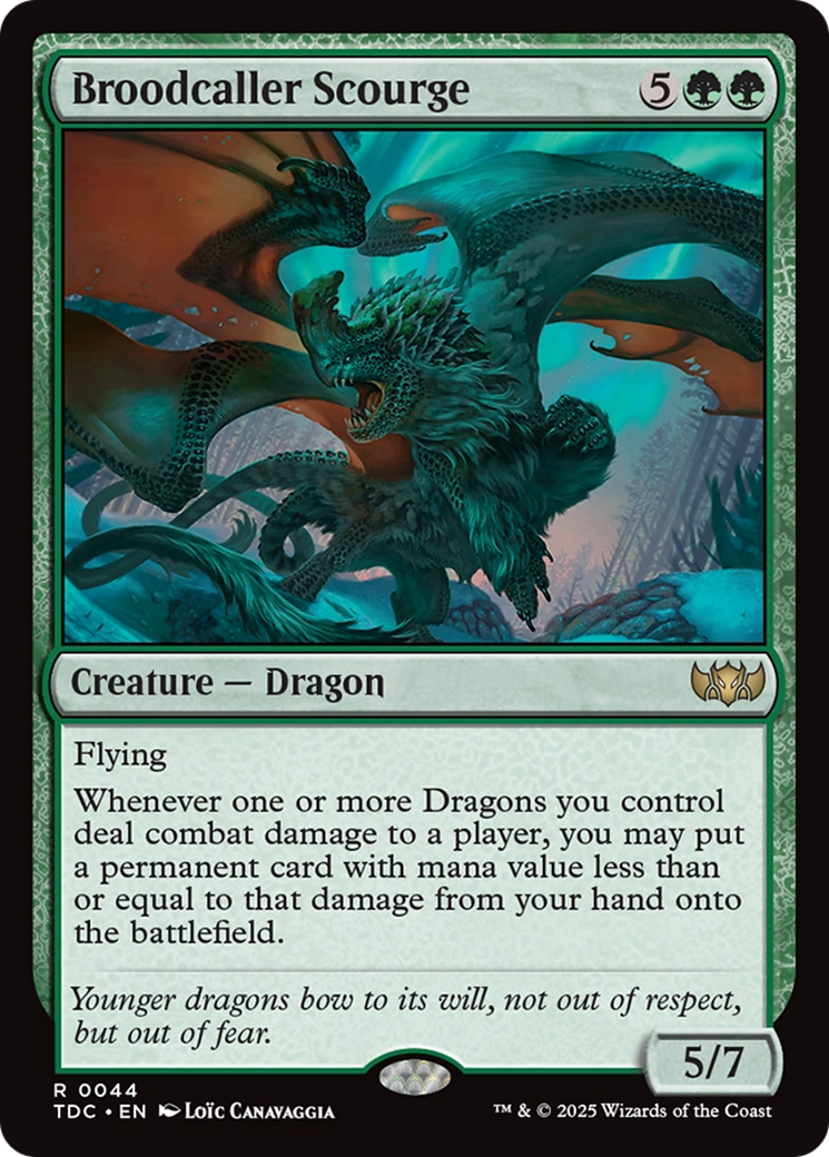 Broodcaller Scourge [Tarkir: Dragonstorm Commander] | Exor Games New Glasgow