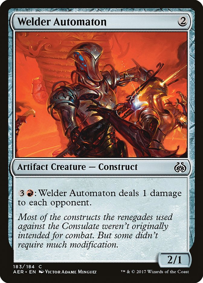 Welder Automaton [Aether Revolt] | Exor Games New Glasgow