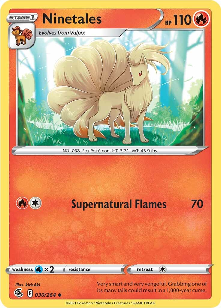 Ninetales (030/264) [Sword & Shield: Fusion Strike] | Exor Games New Glasgow