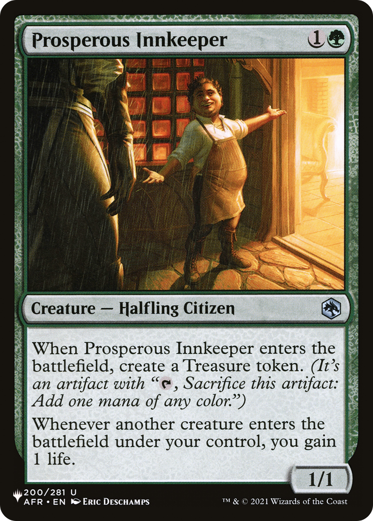 Prosperous Innkeeper [The List Reprints] | Exor Games New Glasgow