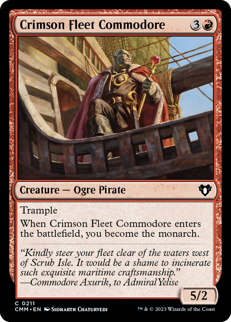 Crimson Fleet Commodore [Commander Masters] | Exor Games New Glasgow