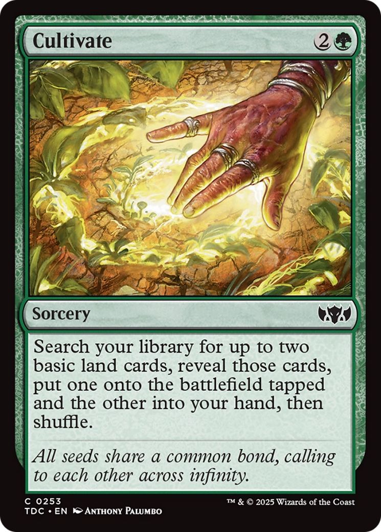 Cultivate [Tarkir: Dragonstorm Commander] | Exor Games New Glasgow