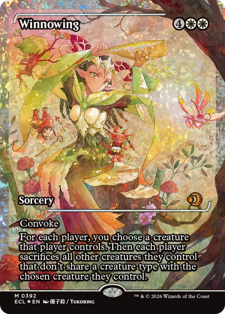 Winnowing (Showcase) (Fracture Foil) [Lorwyn Eclipsed] | Exor Games New Glasgow