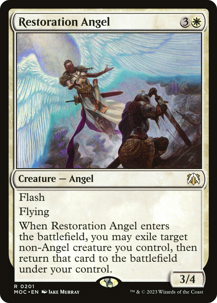 Restoration Angel [March of the Machine Commander] | Exor Games New Glasgow