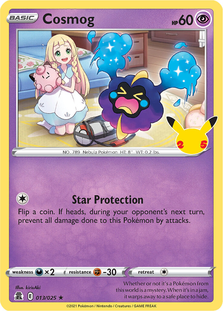 Cosmog (013/025) [Celebrations: 25th Anniversary] | Exor Games New Glasgow