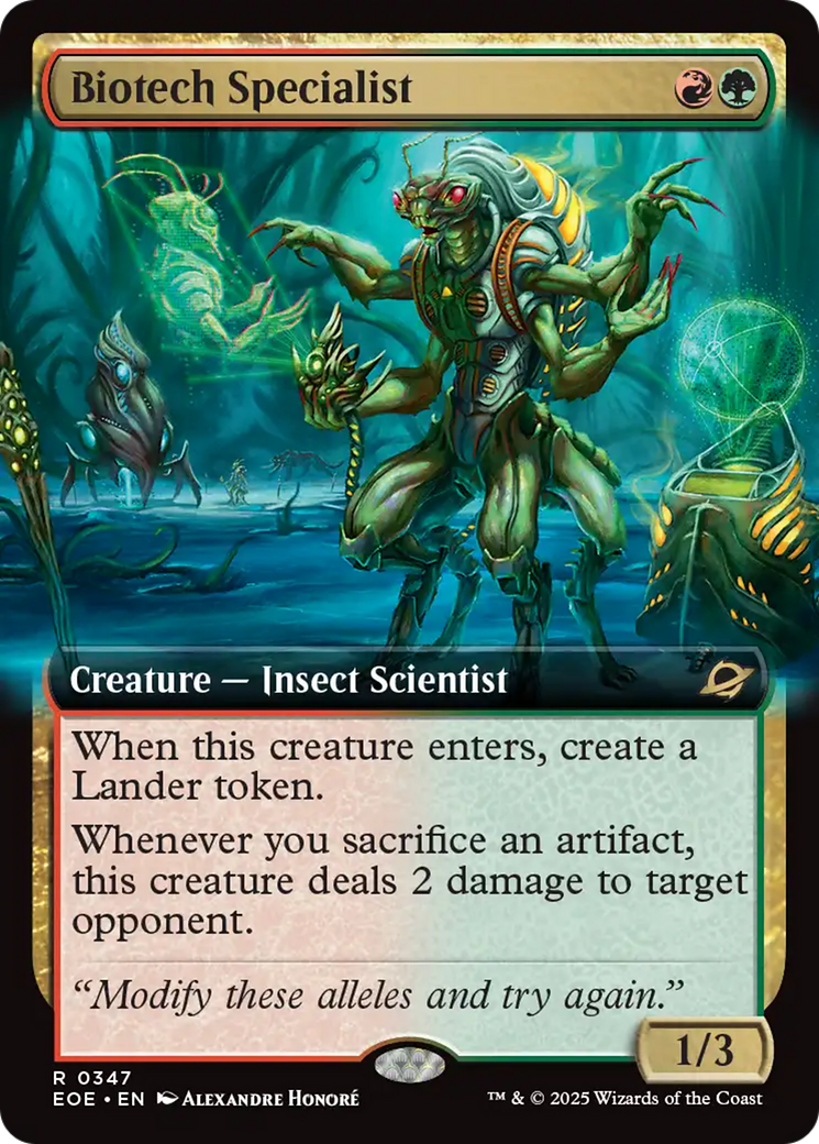 Biotech Specialist (Extended Art) [Edge of Eternities] | Exor Games New Glasgow
