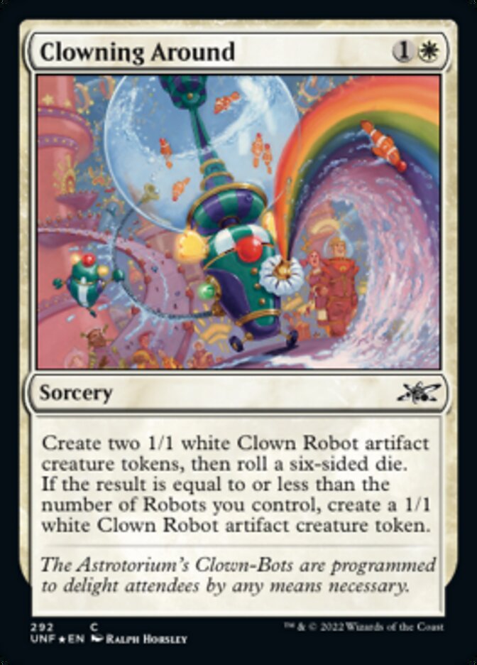 Clowning Around (Galaxy Foil) [Unfinity] | Exor Games New Glasgow