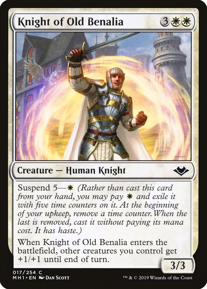 Knight of Old Benalia [Modern Horizons] | Exor Games New Glasgow