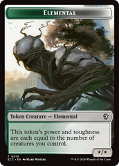 Rhino Warrior // Elemental (0010) Double-Sided Token [Lorwyn Eclipsed Tokens] | Exor Games New Glasgow