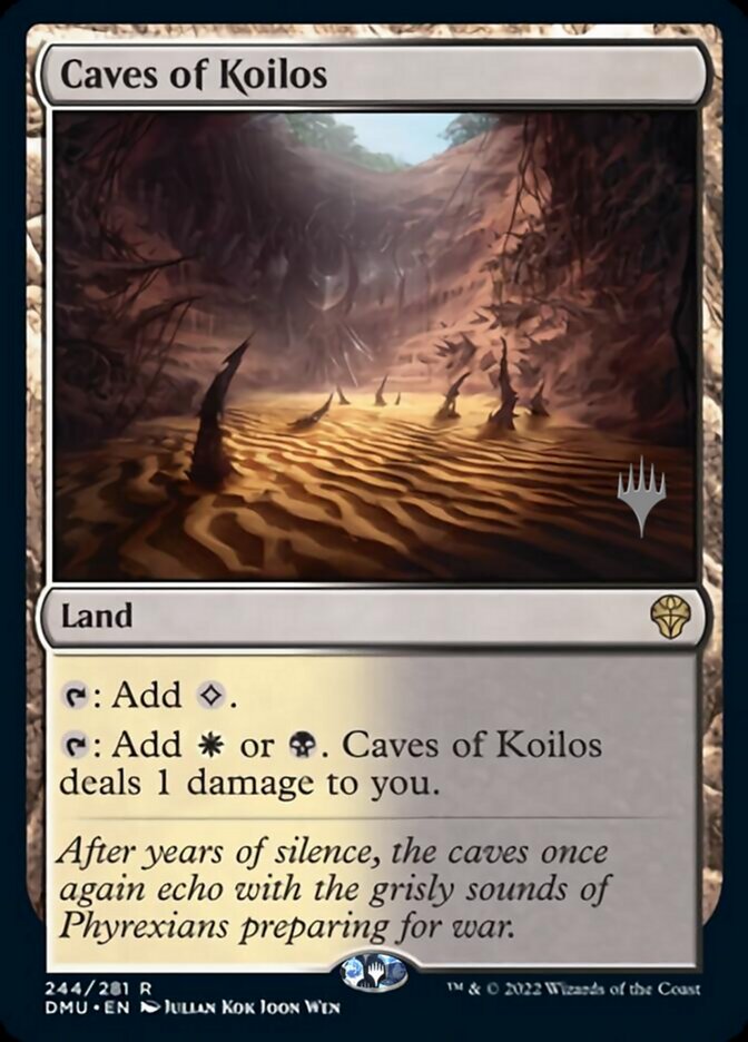 Caves of Koilos (Promo Pack) [Dominaria United Promos] | Exor Games New Glasgow