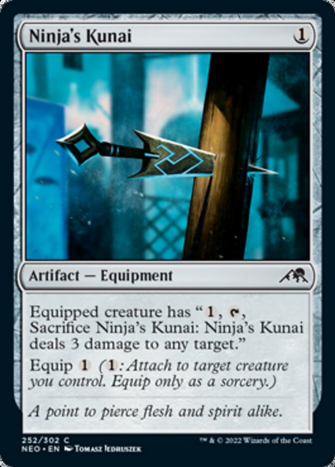 Ninja's Kunai [Kamigawa: Neon Dynasty] | Exor Games New Glasgow