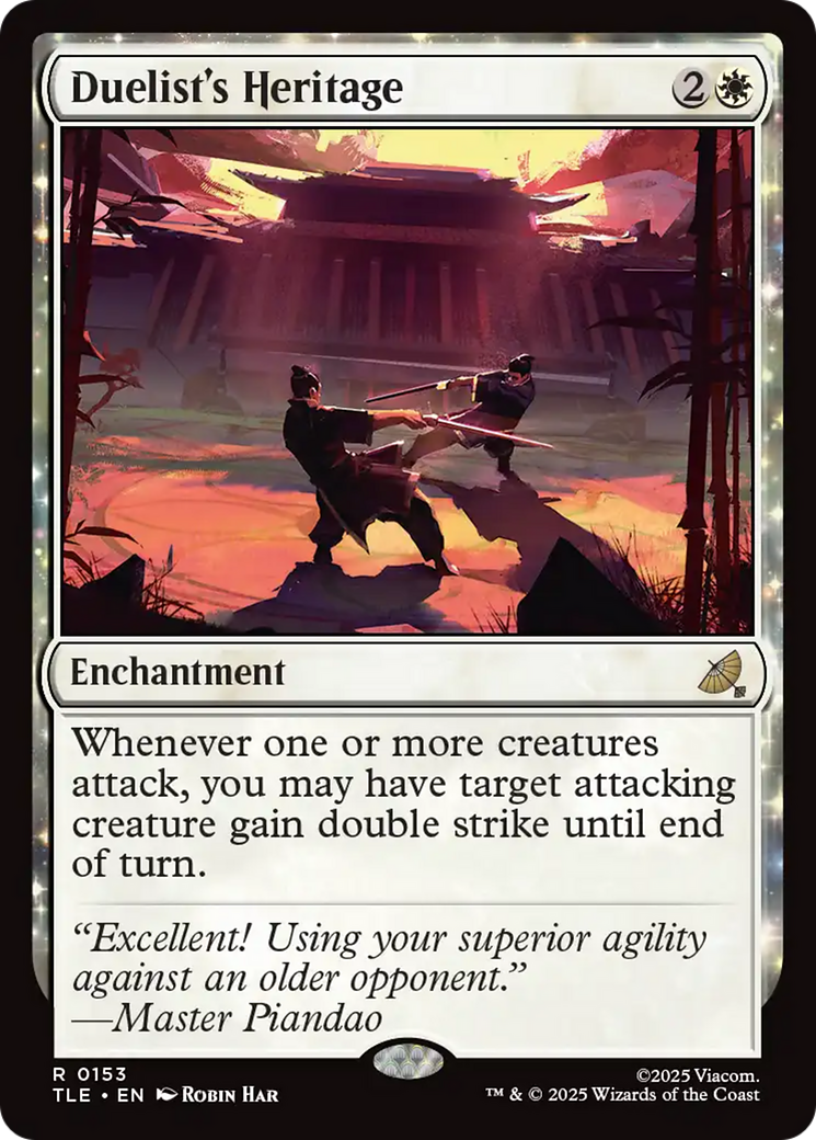 Duelist's Heritage [Avatar: The Last Airbender: Eternal-Legal] | Exor Games New Glasgow