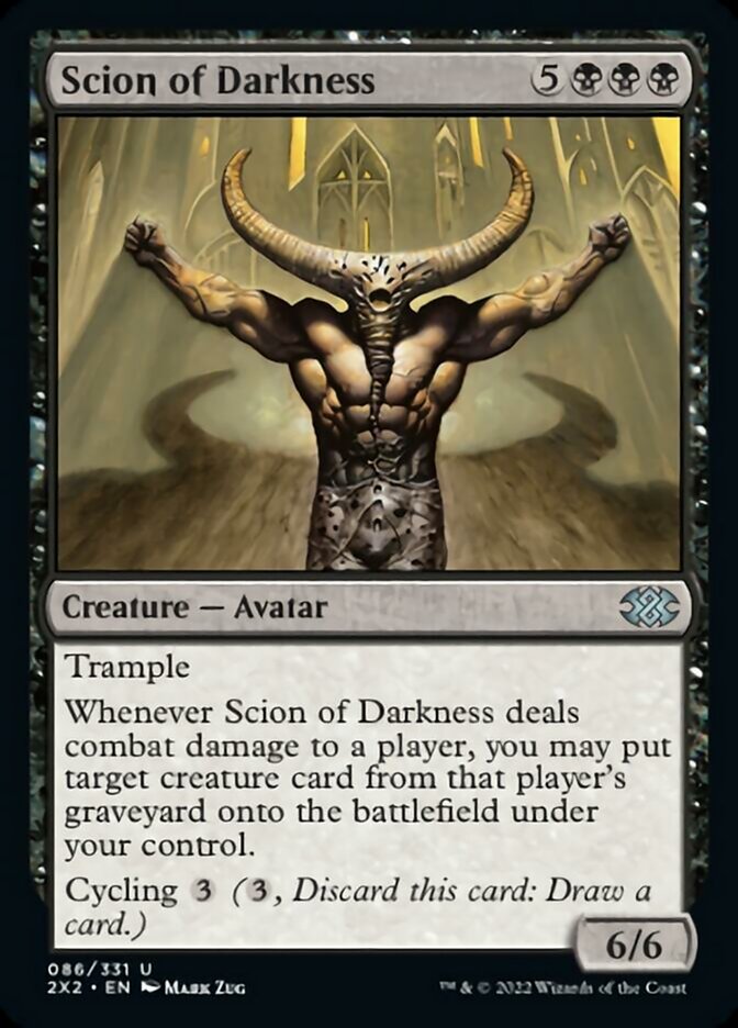 Scion of Darkness [Double Masters 2022] | Exor Games New Glasgow