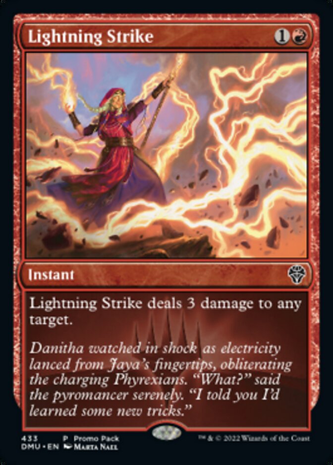 Lightning Strike (Promo Pack) [Dominaria United Promos] | Exor Games New Glasgow