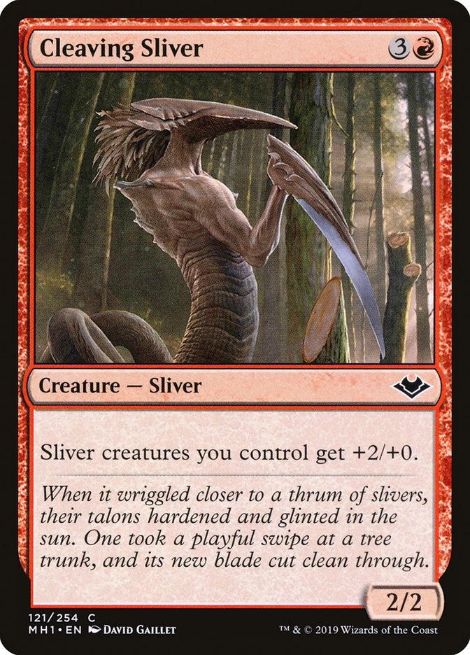 Cleaving Sliver [Modern Horizons] | Exor Games New Glasgow