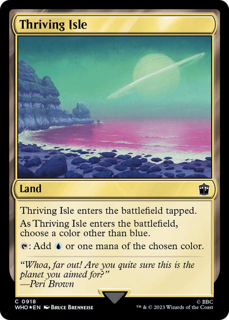 Thriving Isle (Surge Foil) [Doctor Who] | Exor Games New Glasgow