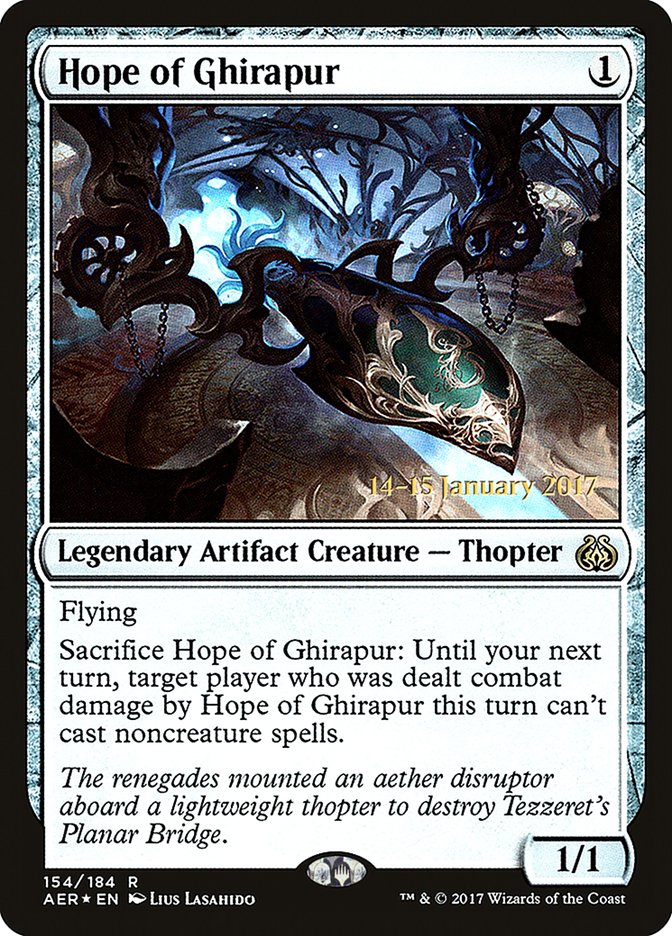 Hope of Ghirapur [Aether Revolt Prerelease Promos] | Exor Games New Glasgow