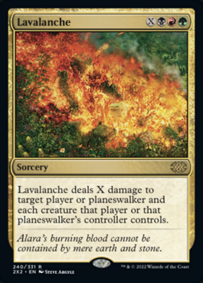 Lavalanche [Double Masters 2022] | Exor Games New Glasgow