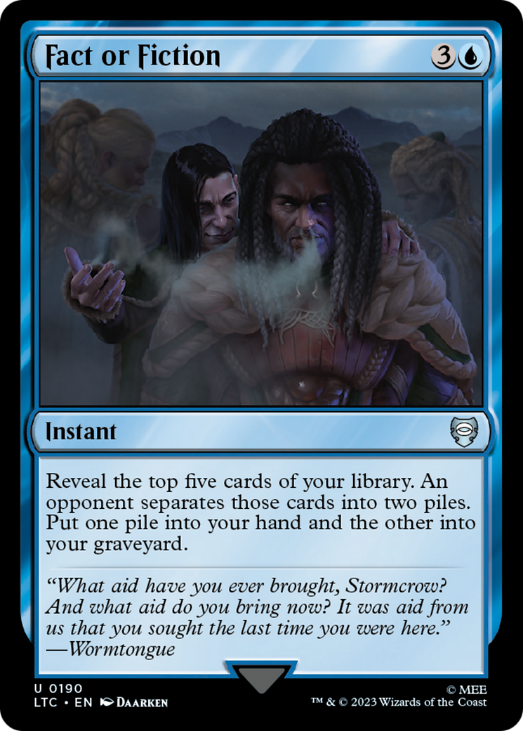 Fact or Fiction [The Lord of the Rings: Tales of Middle-Earth Commander] | Exor Games New Glasgow