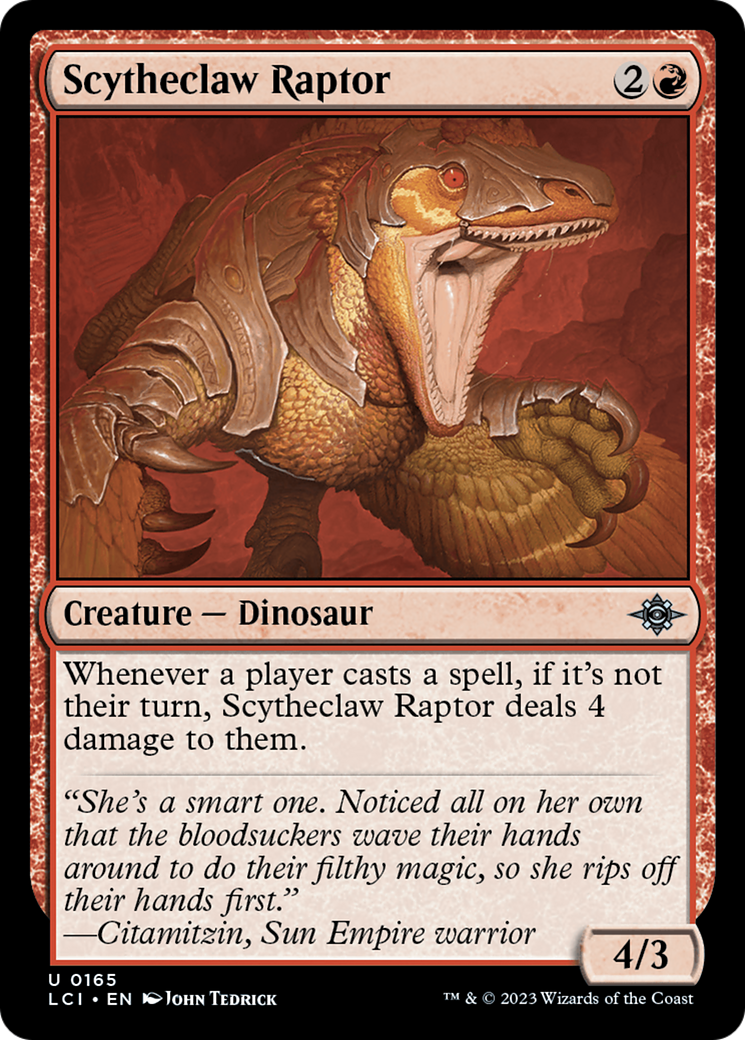 Scytheclaw Raptor [The Lost Caverns of Ixalan] | Exor Games New Glasgow