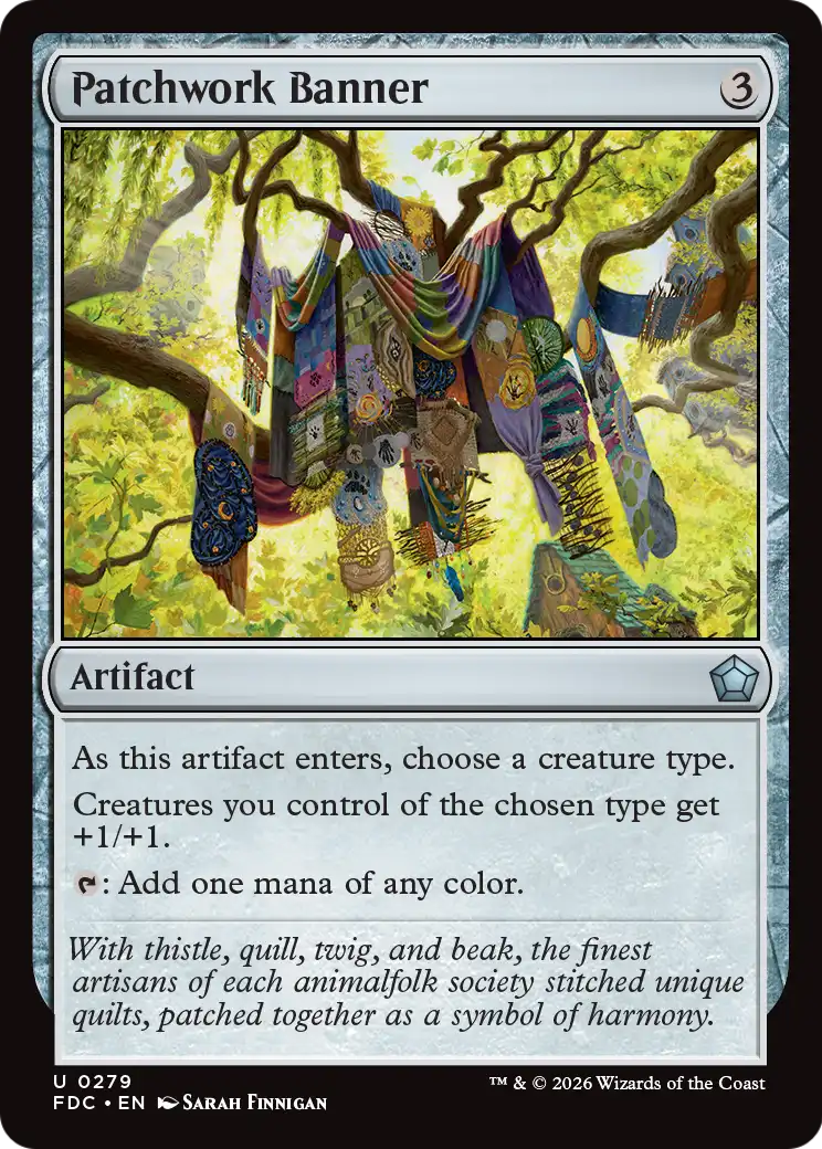 Patchwork Banner [Foundations Commander] | Exor Games New Glasgow