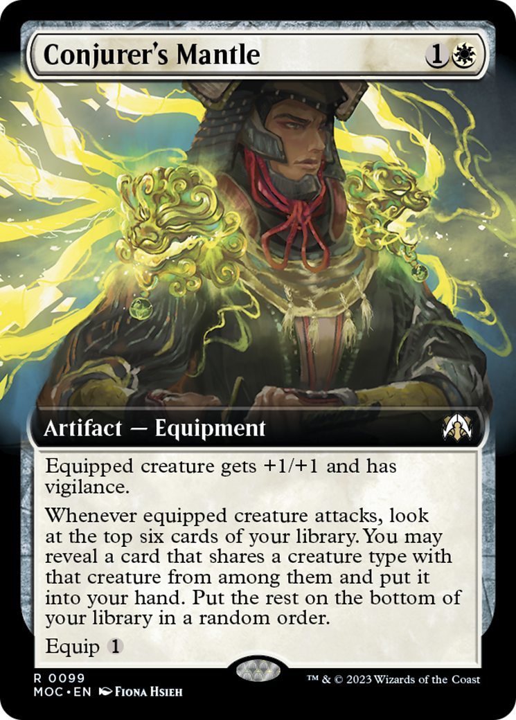 Conjurer's Mantle (Extended Art) [March of the Machine Commander] | Exor Games New Glasgow
