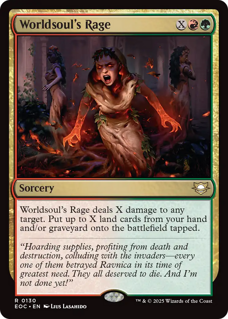 Worldsoul's Rage [Edge of Eternities Commander] | Exor Games New Glasgow