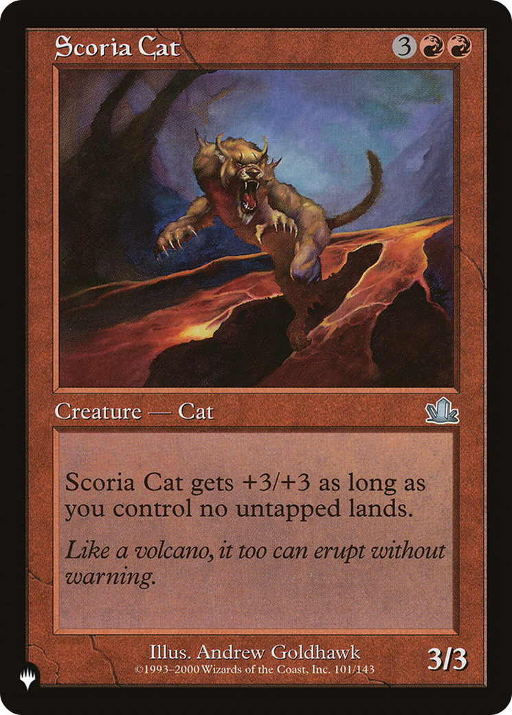 Scoria Cat [The List Reprints] | Exor Games New Glasgow