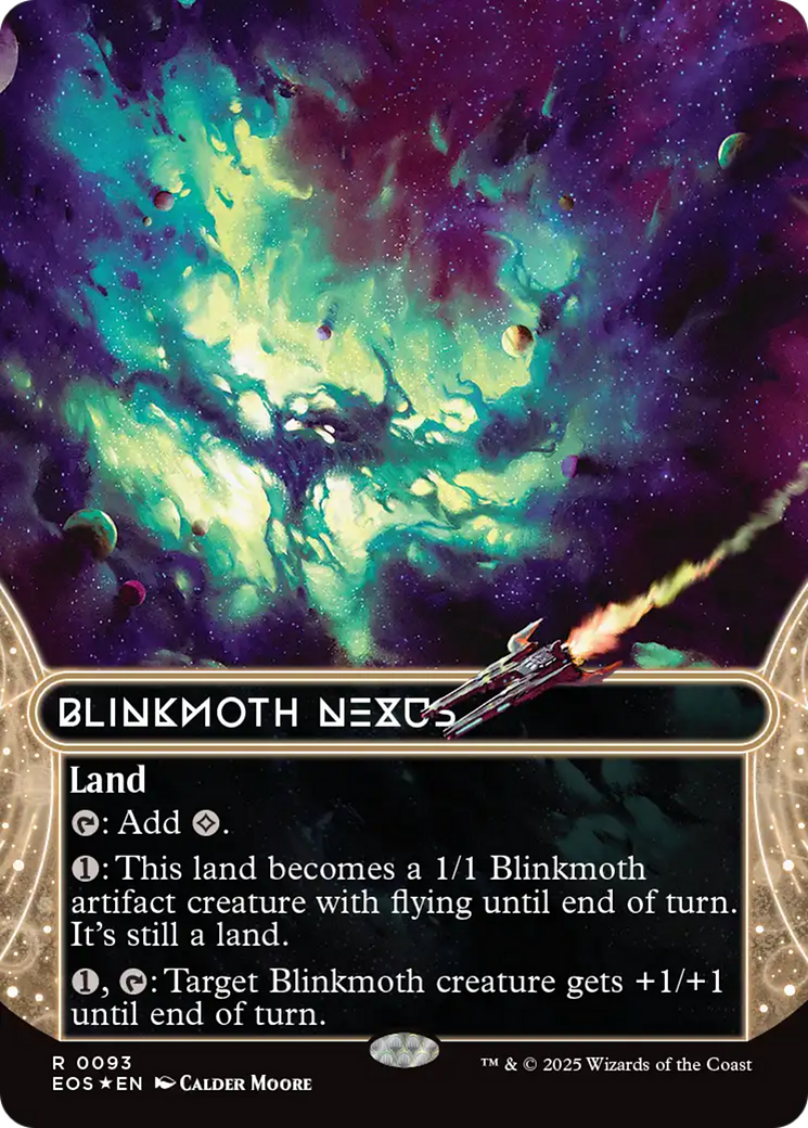 Blinkmoth Nexus (0093) (Borderless) (Galaxy Foil) [Edge of Eternities: Stellar Sights] | Exor Games New Glasgow