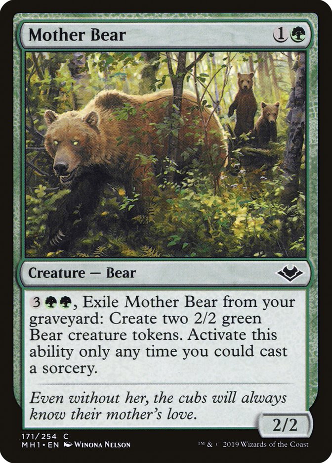 Mother Bear [Modern Horizons] | Exor Games New Glasgow