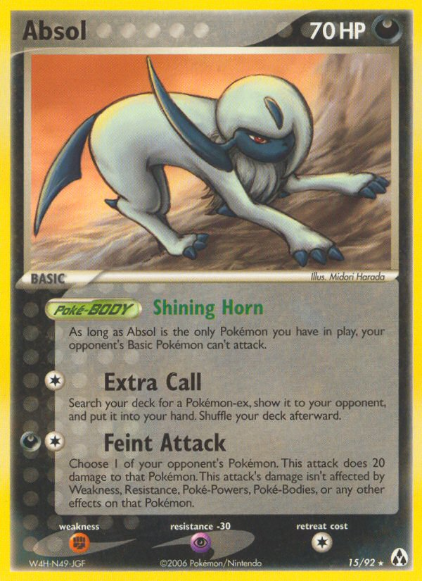 Absol (15/92) [EX: Legend Maker] | Exor Games New Glasgow