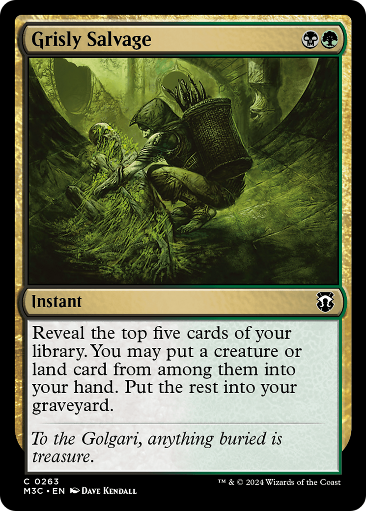 Grisly Salvage [Modern Horizons 3 Commander] | Exor Games New Glasgow