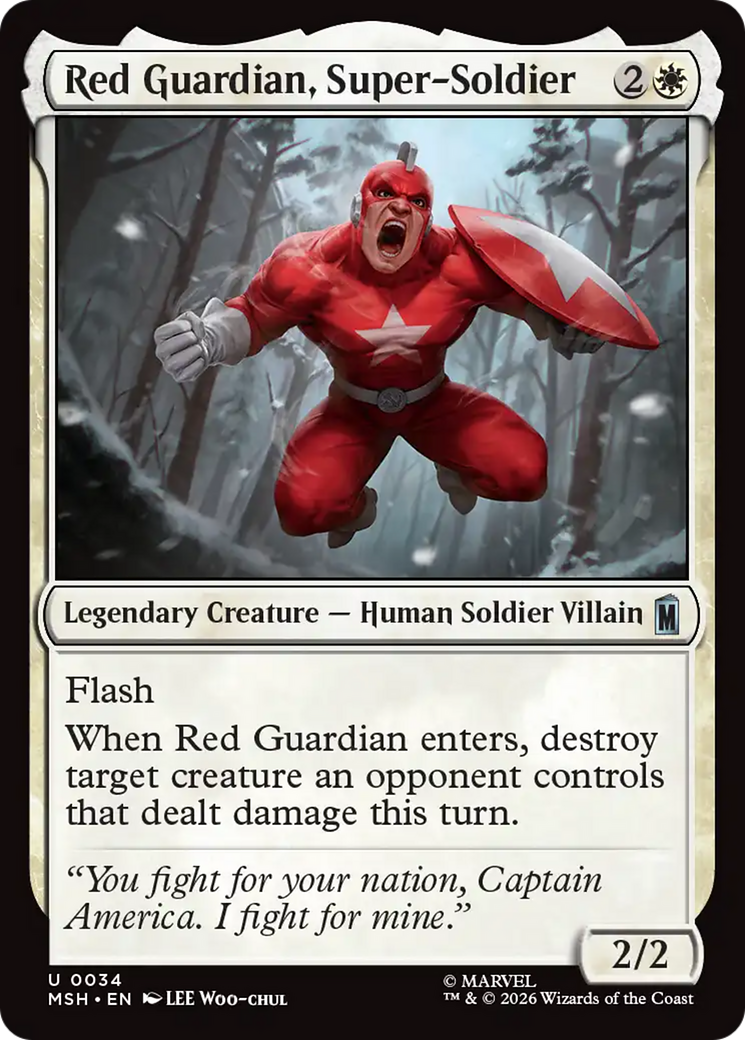Red Guardian, Super-Soldier [Marvel Super Heroes] | Exor Games New Glasgow