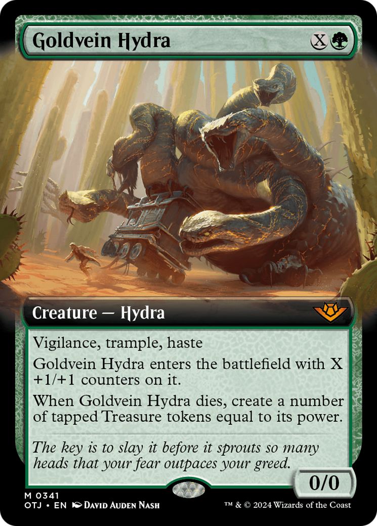 Goldvein Hydra (Extended Art) [Outlaws of Thunder Junction] | Exor Games New Glasgow